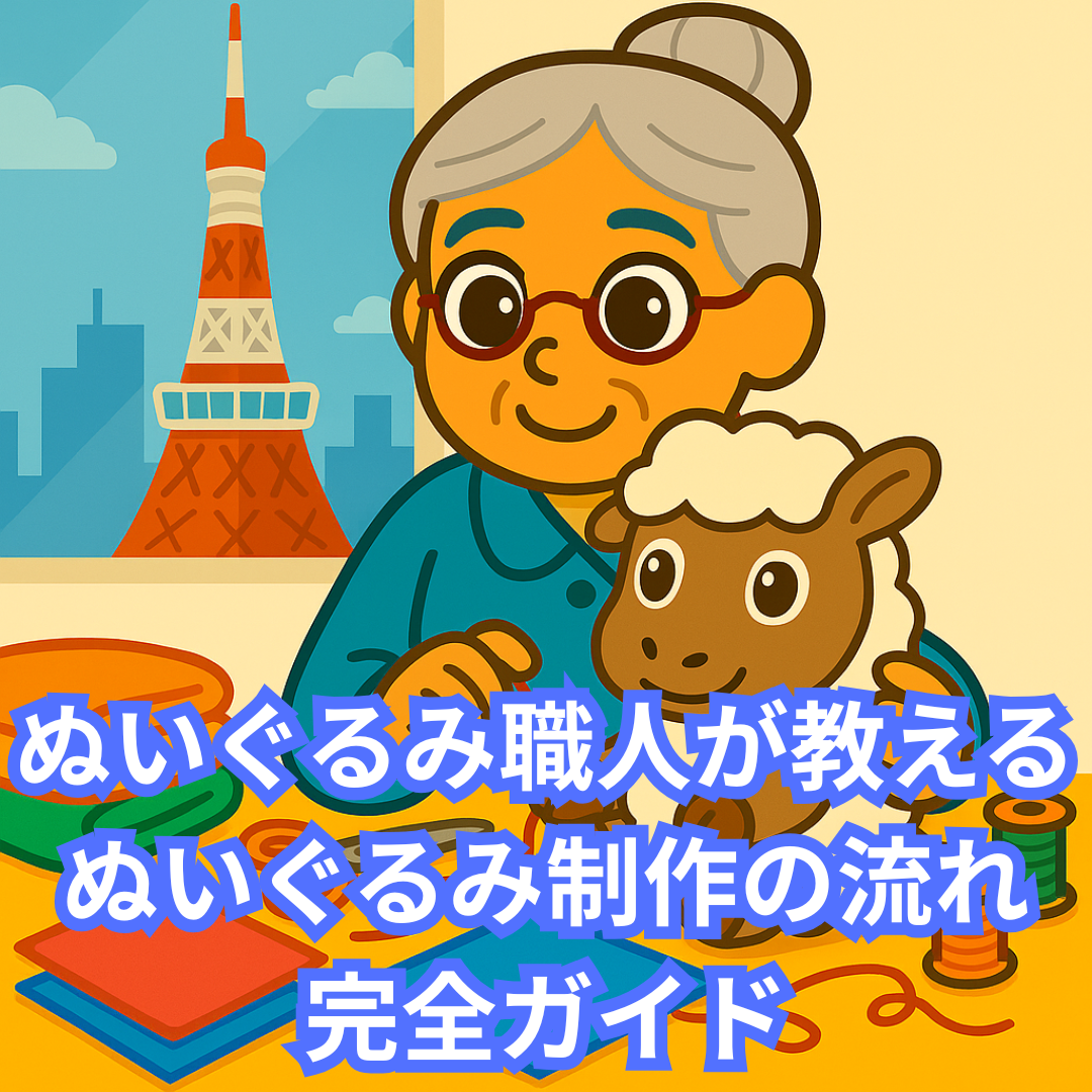 ぬいぐるみ職人が教えるぬいぐるみ制作の流れ完全ガイド