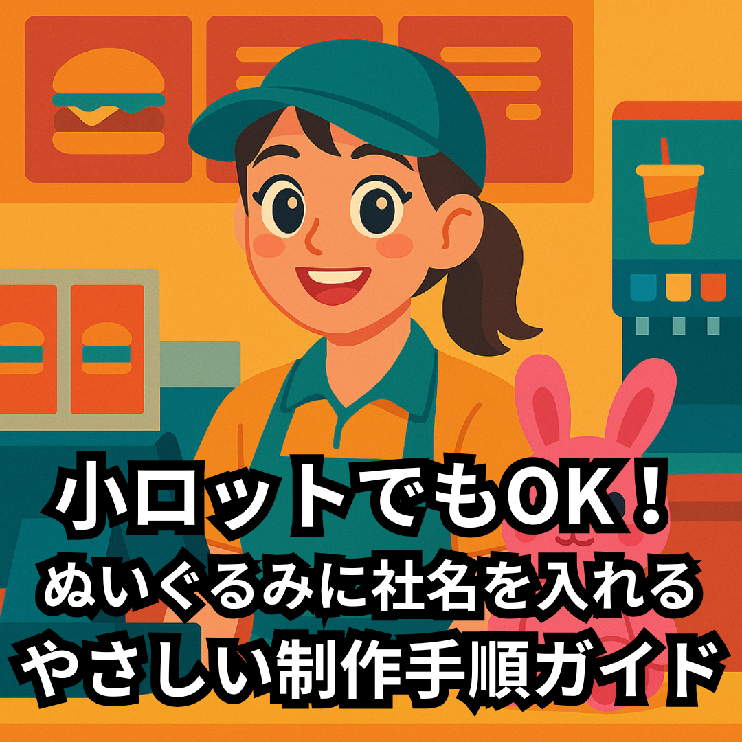 小ロットでもOK！ぬいぐるみに社名を入れるやさしい制作手順ガイド