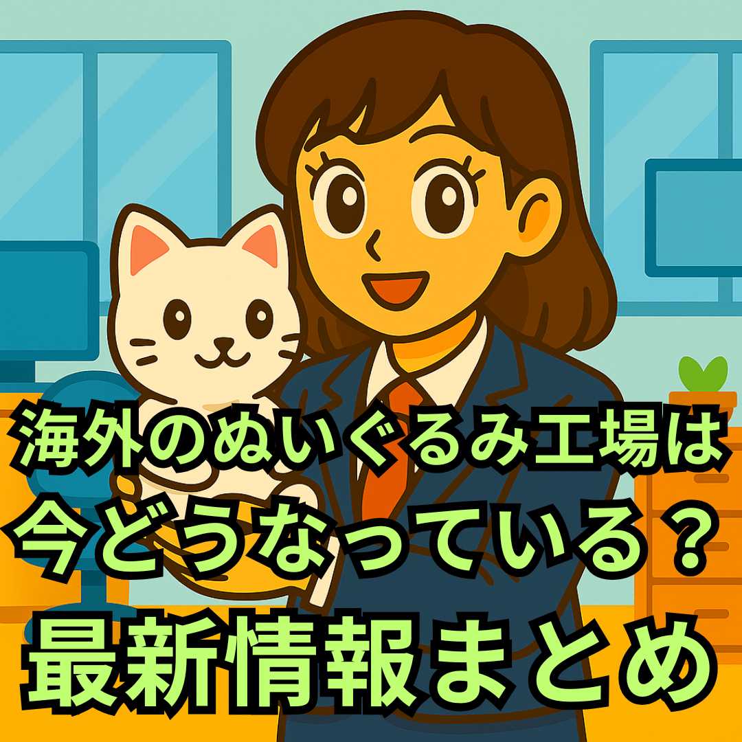 海外のぬいぐるみ制作工場最新情報